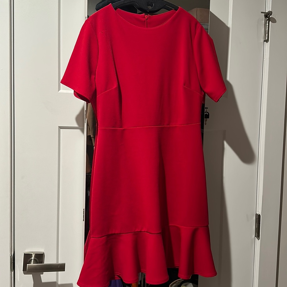 Red Flare Dress